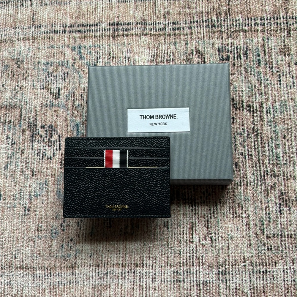 Thom Browne Leather Card Wallet